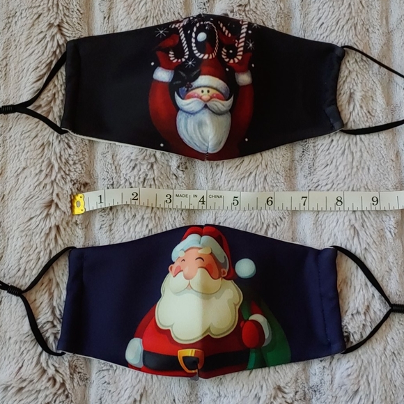 Santa's helper 2-pack Christmas face mask set - Picture 4 of 7